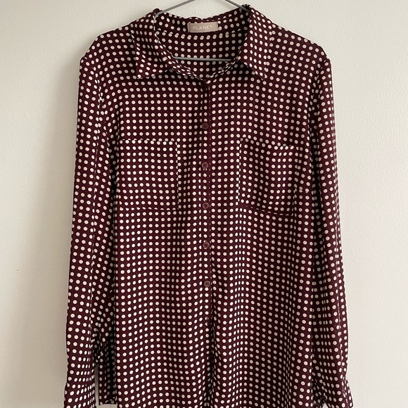 Brown dotted blouse - Picture 2 of 4